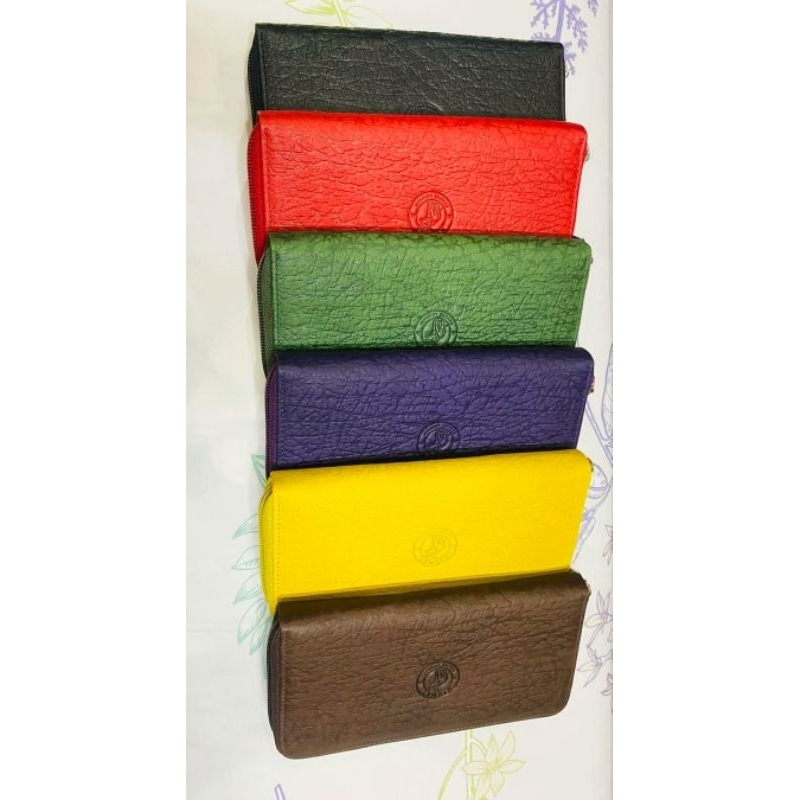 Ví Nữ Da Voi Thái Lan 1 Khóa Kéo