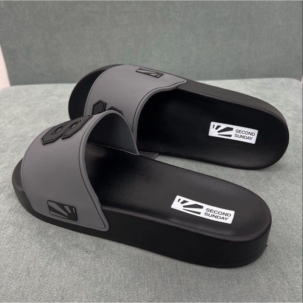Dép Nam Nữ Unisex Quai Ngang Slipper chữ S dập nổi siêu hót | BigBuy360 - bigbuy360.vn