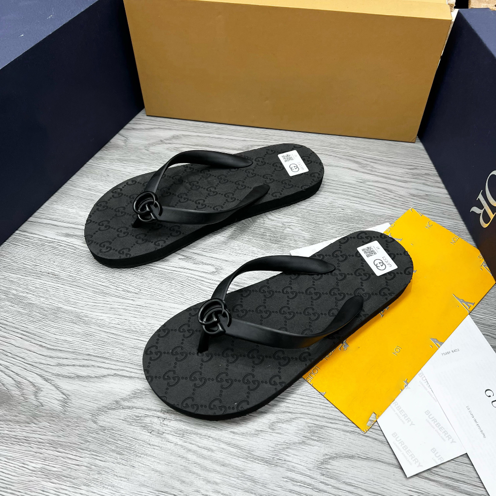 Dép tông nam gucci kẹp gc nam xỏ ngón nam tông xốp mềm mại êm ái
