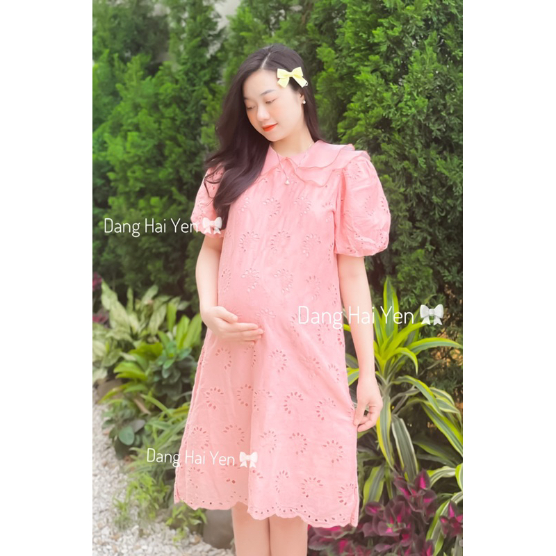 Váy Xuông Cổ Ren Kise Dress Tiểu Thư