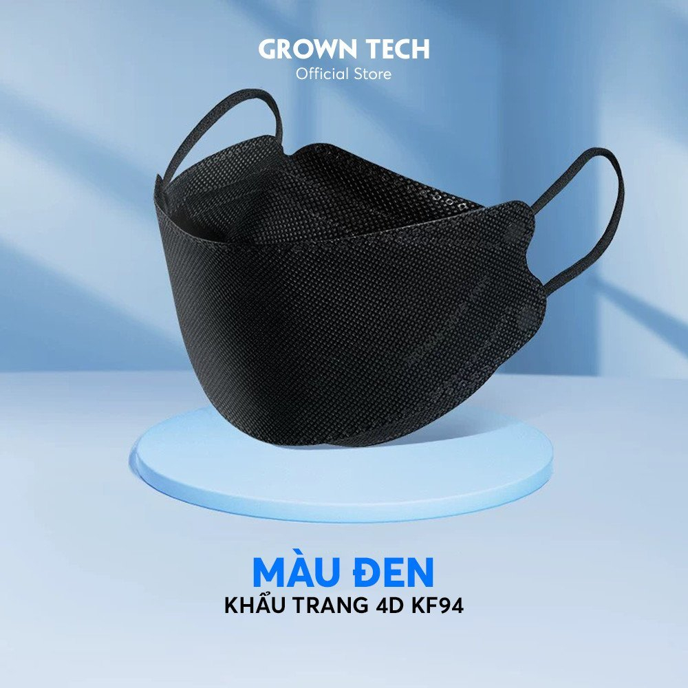 Combo 50 khẩu trang kf94,5D 4 lớp kháng khuẩn, kháng bụi bẩn 96% vải mịn dễ đeo không gây đau tai phong cách hàn quốc