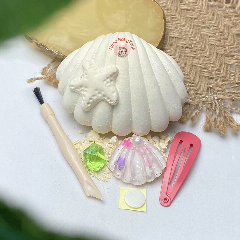 Đồ Chơi Đào Kho Báu Hình Vỏ Sò ( Màu Vàng )