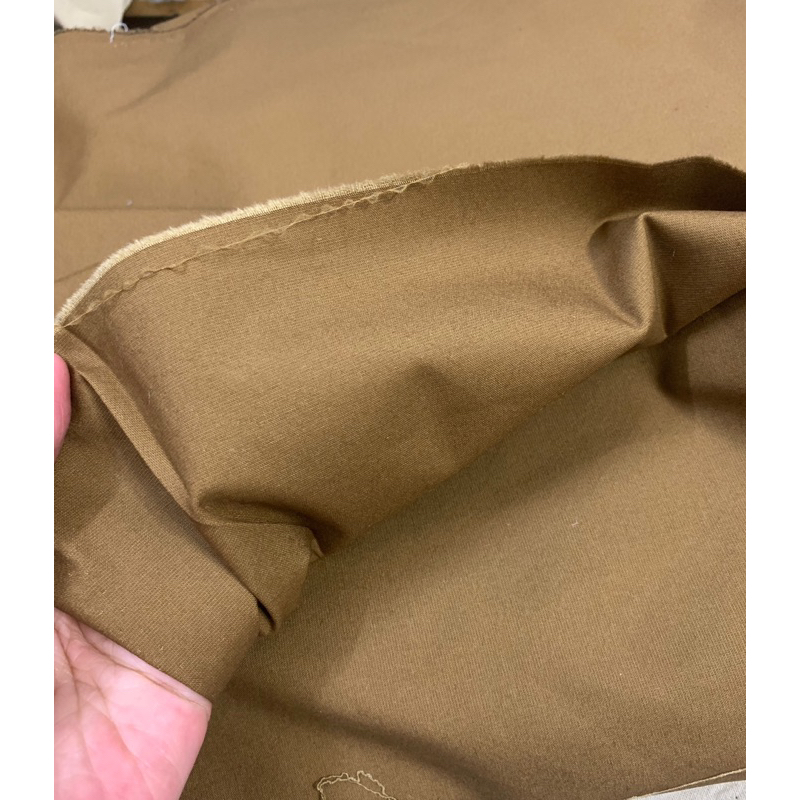 Vải kaki màu nâu tây