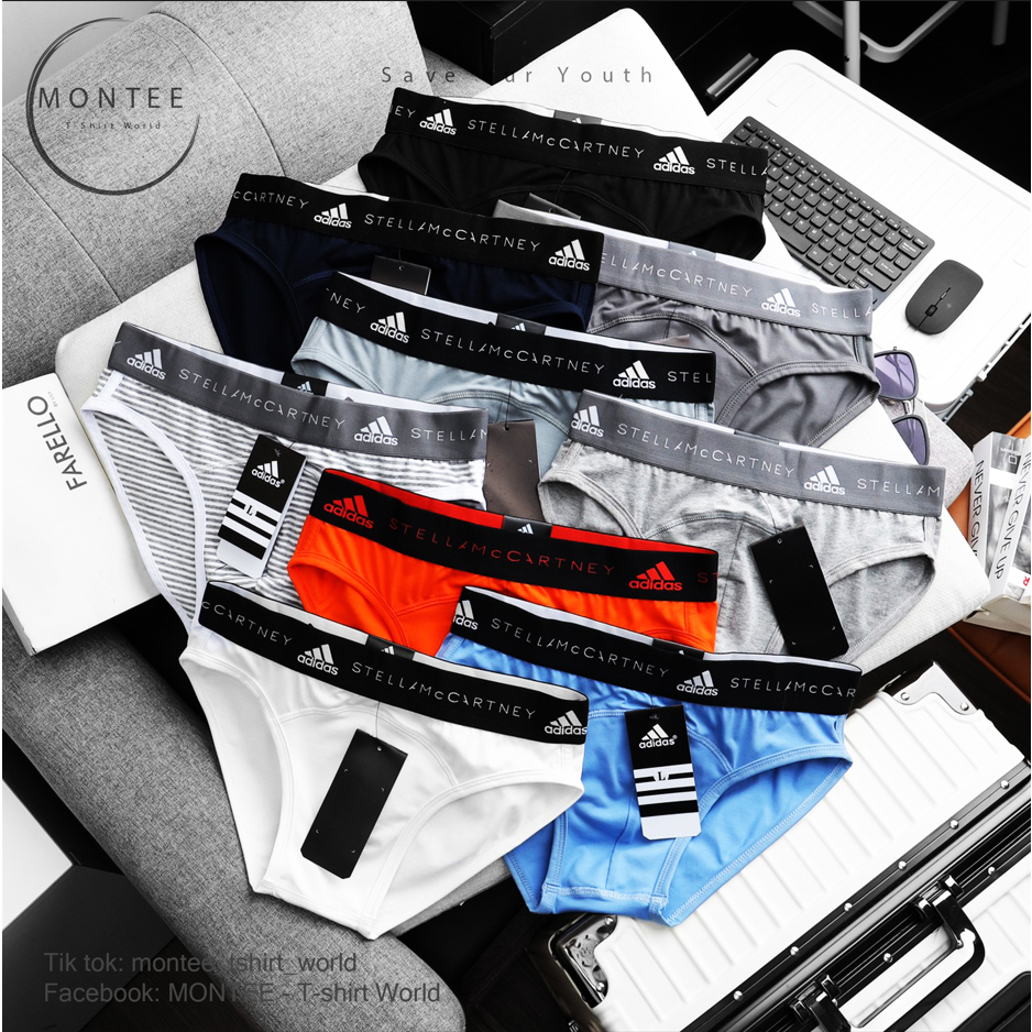 Quần sịp nam quần lót quần xì quần boxer quần chip quần sì nam xuất khẩu đẹp xịn 100% cotton MONTEE MTS3