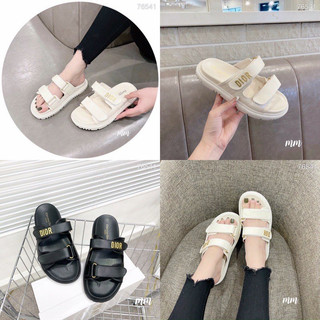 Dép bánh mì dlor 2 quai dán đế 2cm