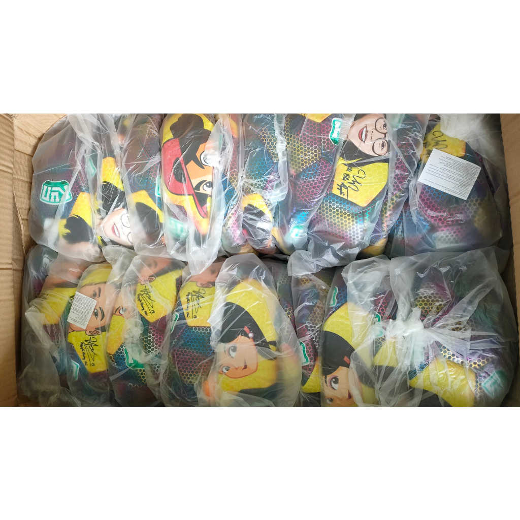 Bóng đá cho bé, bóng da kun  trái banh kun phản quang cỡ 5 tặng đầu kim và giỏ treo bóng