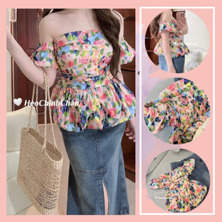 Áo Peplum Hoa Hèo Chinh Chắn