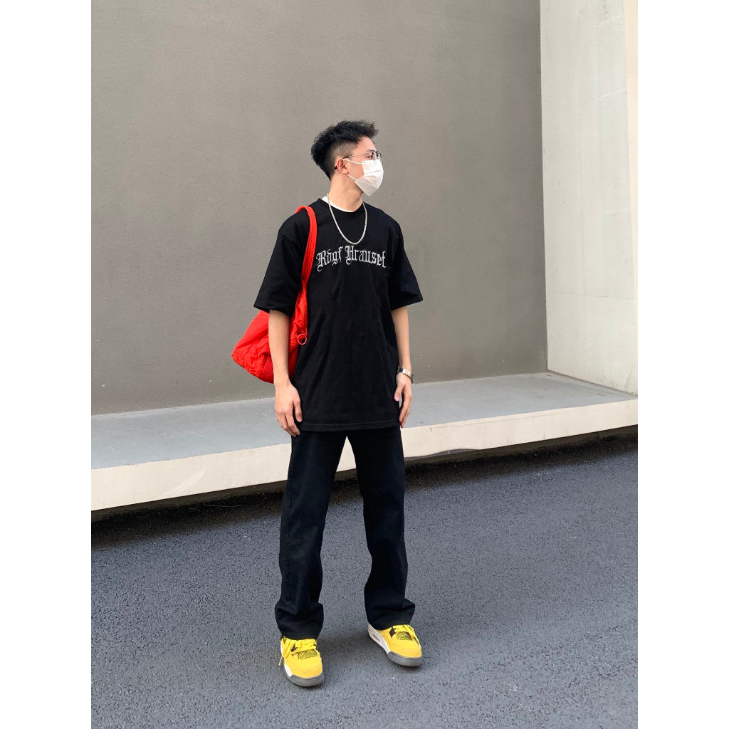 Áo thun PEARDODO 100% cotton cổ tròn đơn giản thời trang unisex