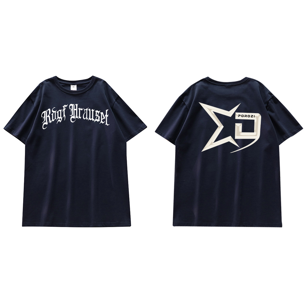 Áo thun PEARDODO 100% cotton cổ tròn đơn giản thời trang unisex