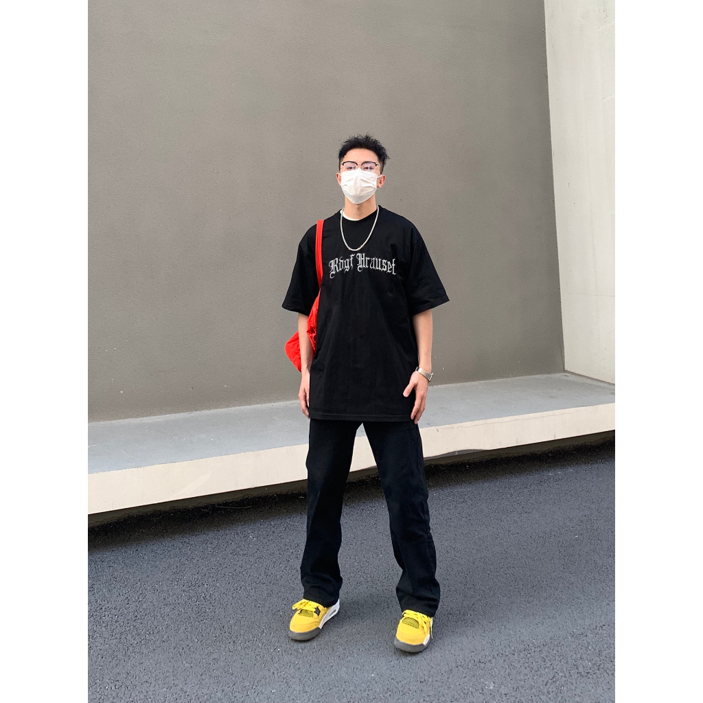 Áo thun PEARDODO 100% cotton cổ tròn đơn giản thời trang unisex