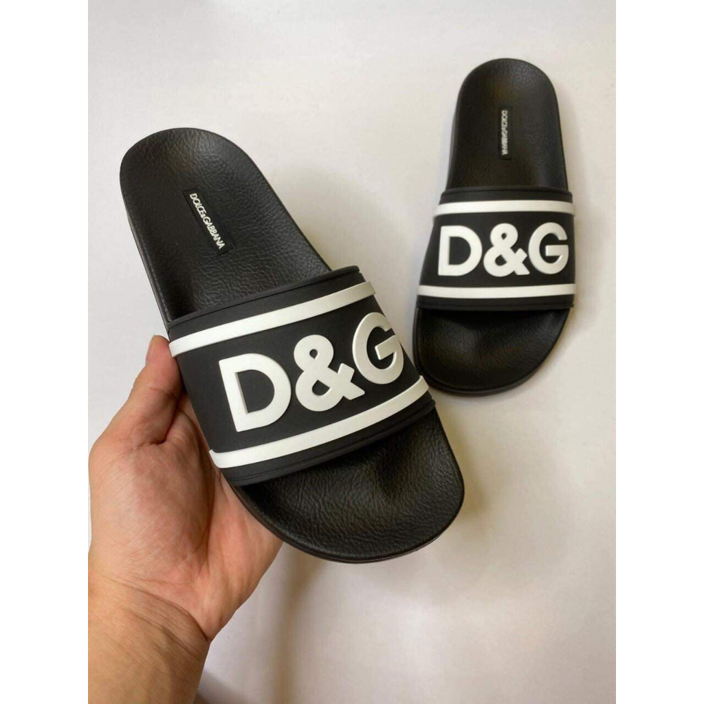 Dép quai ngang nam D&G đế PU siêu bền, đẹp