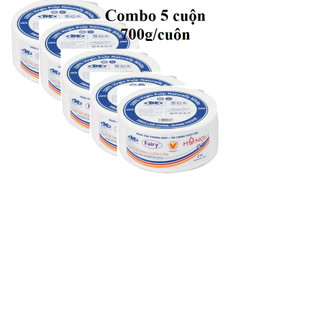 Combo 5 cuộn giáy vệ sinh cuộn lớn jrt 700g hà nội