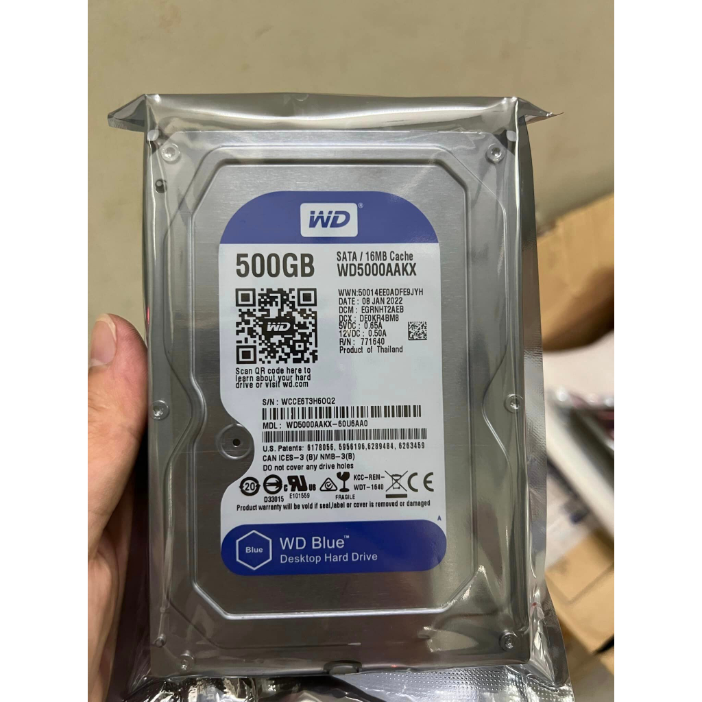 Ổ cứng hdd 500G dành cho camera máy tính bảo hành 24 tháng