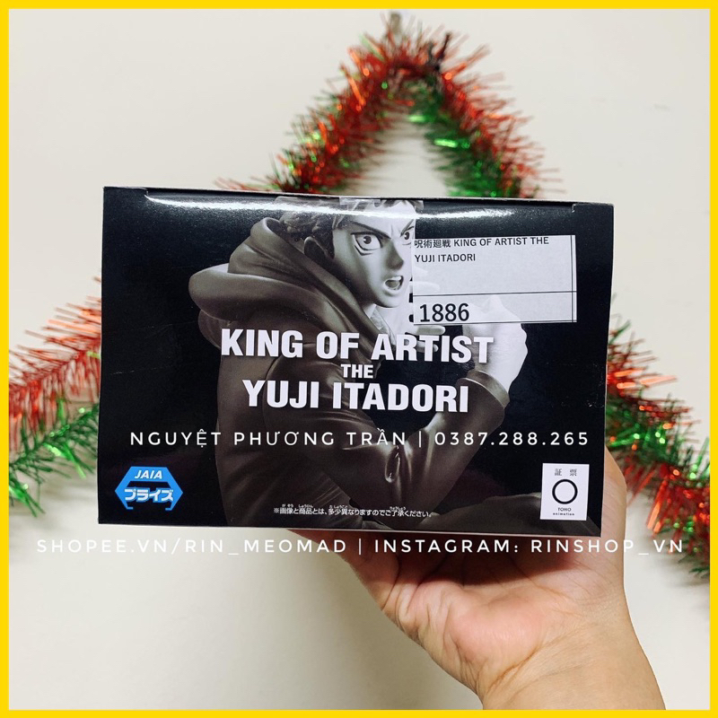 Mô Hình Chính Hãng Yuji Itadori - Jujutsu Kaisen King of Artist Figure