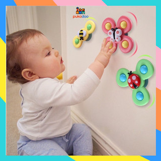 Bộ 3 con quay đồ chơi spinner cho bé, set đồ chơi con quay dán tường vui nhộn, đồ chơi trẻ em an toàn.