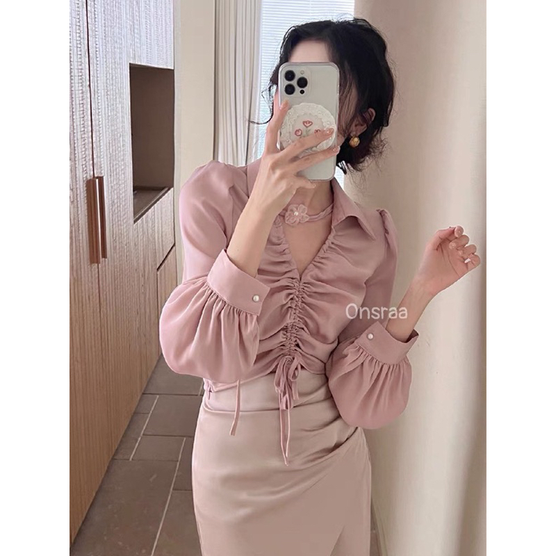 ✅🌼ÁO LỤA RÚT DÂY SANG TRỌNG ĐẸP HẾT NẤC ✅
