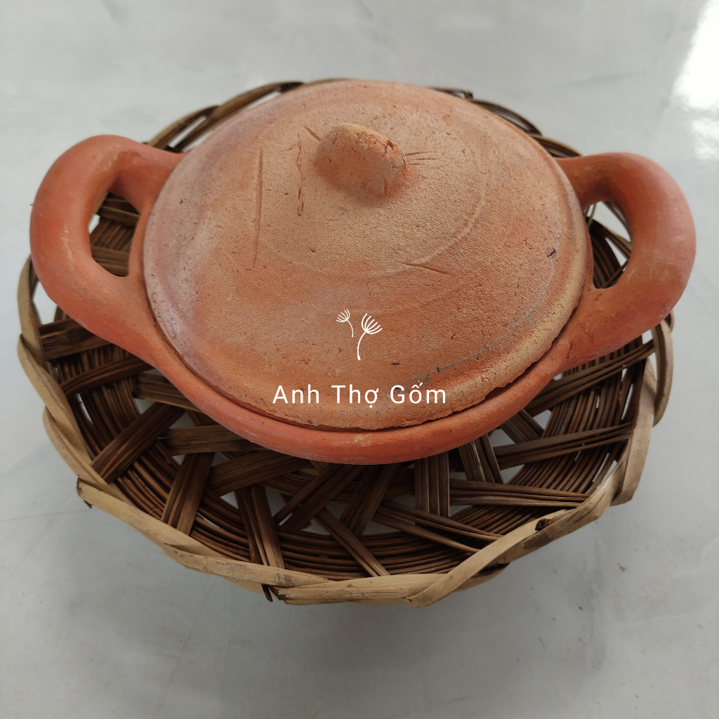 Nồi đất xưa kho cá kho quẹt loại bóng size nhỏ
