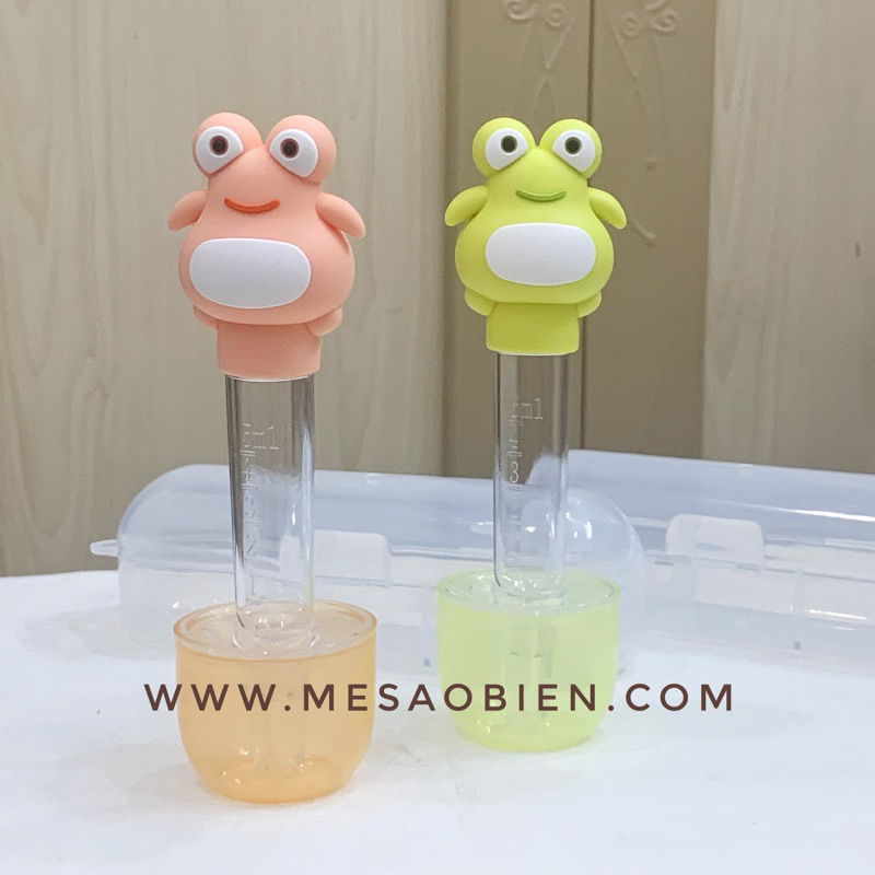 Xi lanh đầu silicon 2 vòi giúp bơm đút bón sữa cho bé