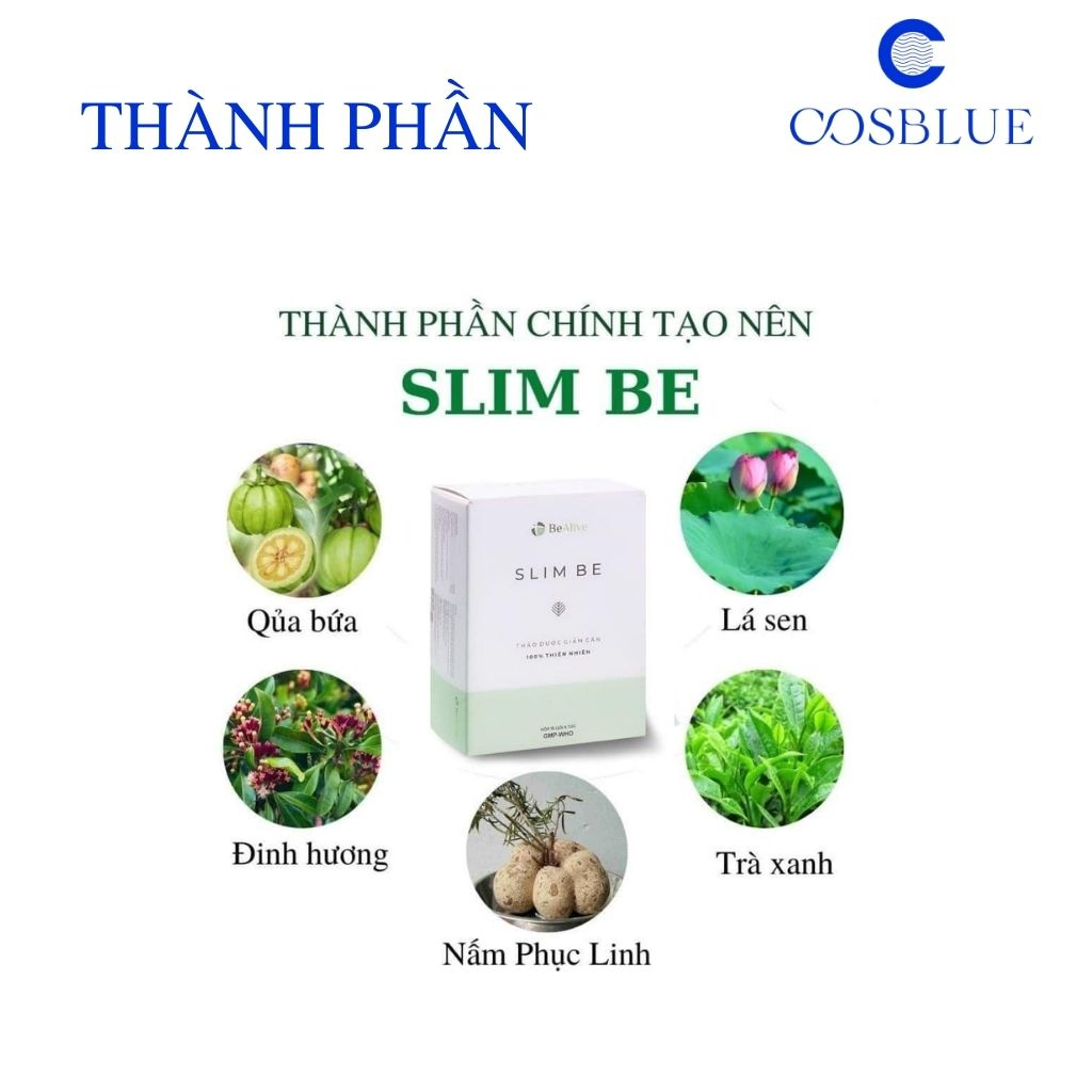 Giảm cân Slim Be của BEALIVE Chính Hãng Giúp Giảm Cân An Toàn Giảm 3 đến 5 Kg Sau 15 Ngày