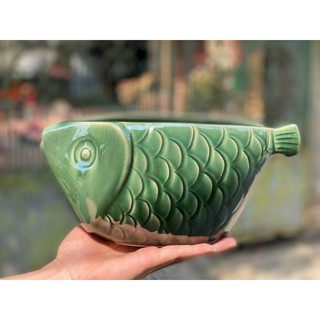 BÌNH CÁ men ngọc lục bảo