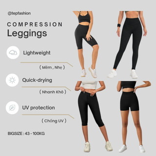 Quần Legging Ngố , Lửng Ngố, Dài, Nâng Mông Cạp Cao Xuất Hàn Siêu Hot Siêu Co Giãn Loại1 BigSize Đến 80kg- LG22