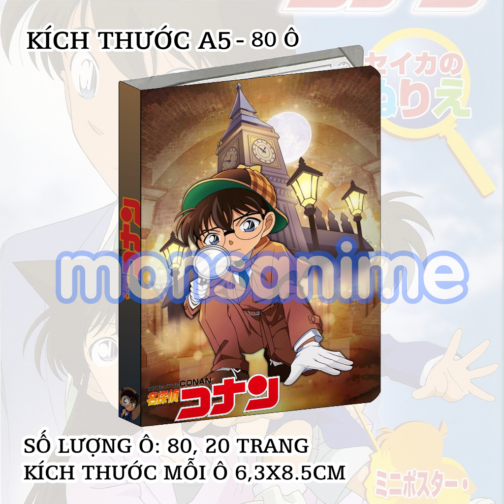 Album A5 đựng card Cạm bẫy của hồ ly 80 ô sổ binder manga anime game sưu tập