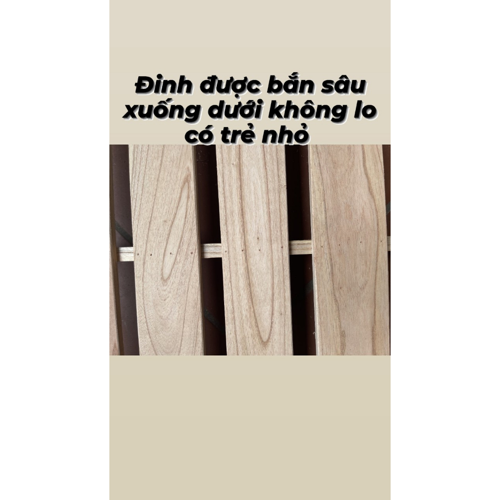 Giường Ngủ Pallet Gỗ  Tự nhiên Cao Cấp Không Mắt Đen( Hỗ trợ VC: 0397739102) | BigBuy360 - bigbuy360.vn