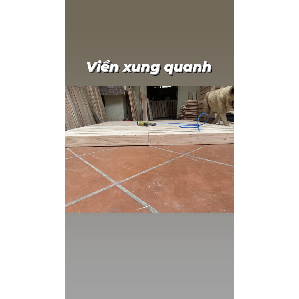 Giường Ngủ Pallet Gỗ  Tự nhiên Cao Cấp Không Mắt Đen( Hỗ trợ VC: 0397739102) | BigBuy360 - bigbuy360.vn