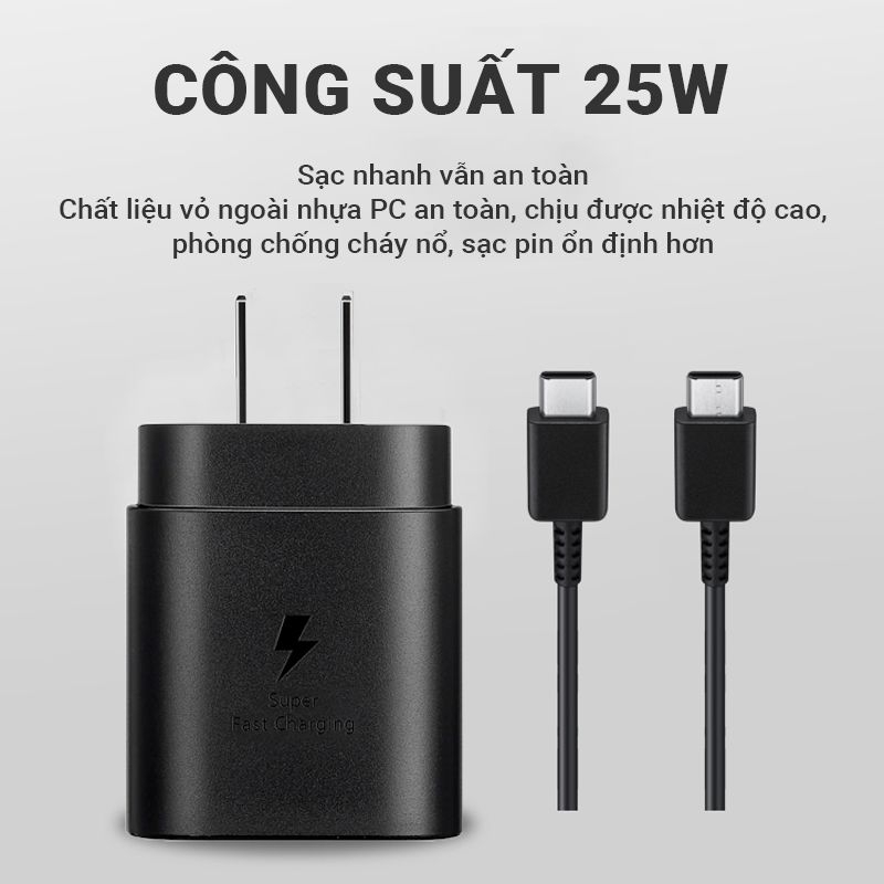 Sạc Nhanh 25W Type C PD 25W CENLICA Cho Note 10 Note 20 A71 A70 A80 A90 S21 S20 S20+ S20 Ultra,Bảo Hành 12 Tháng