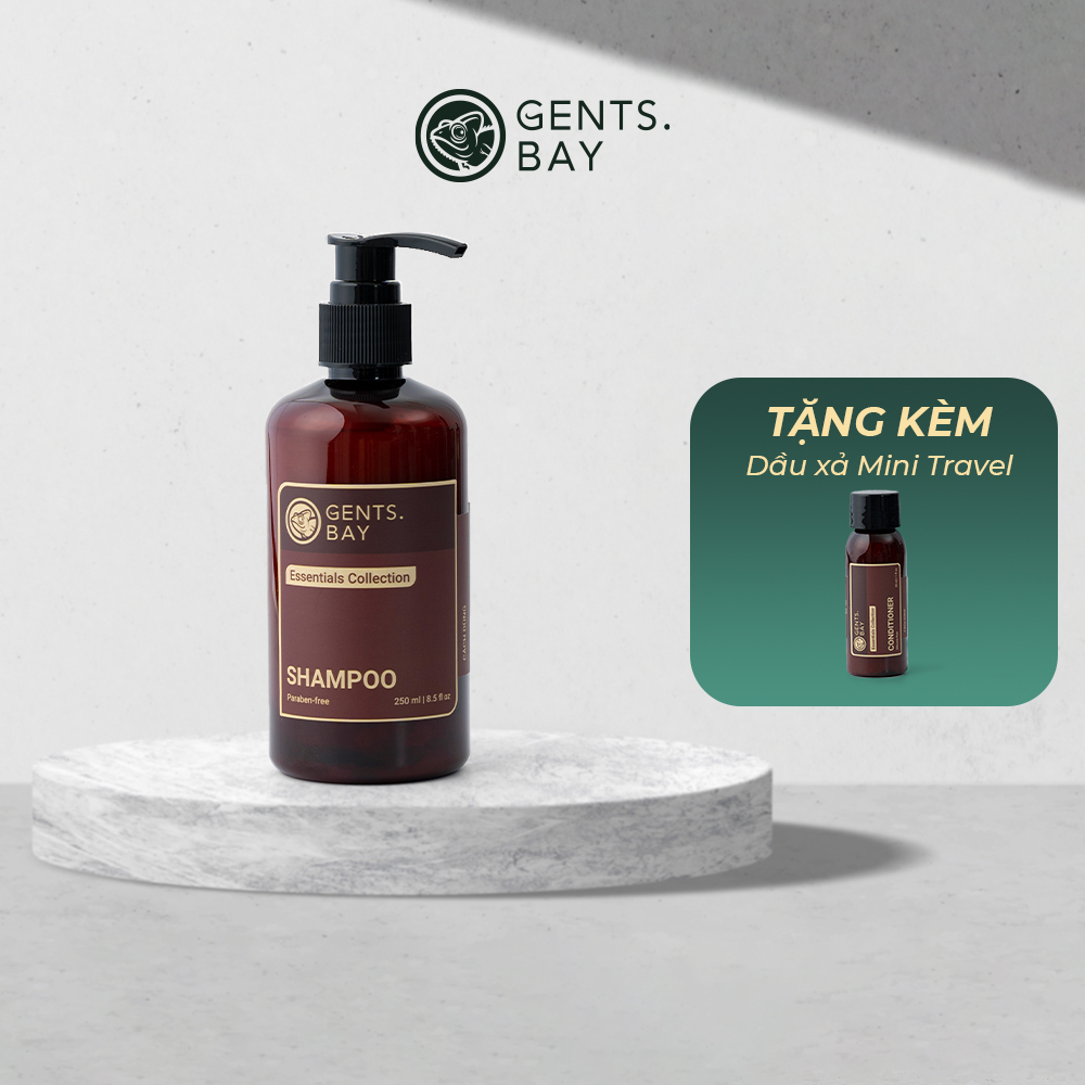 Dầu Gội Hương Nước Hoa Cho Nam, Dầu Gội Essentials Dưỡng Ẩm Gents Bay