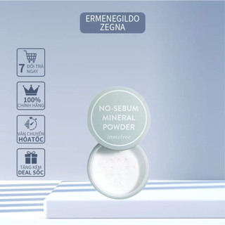 Phấn phủ bột kiểm soát dầu nosebum innisfree mineral che phủ tốt 5g