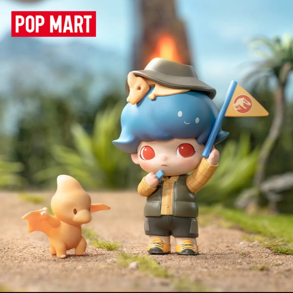 POPMART Mô Hình Đồ Chơi Hộp Mù Dimoo Dòng Khủng Long Kỷ Jurassic World