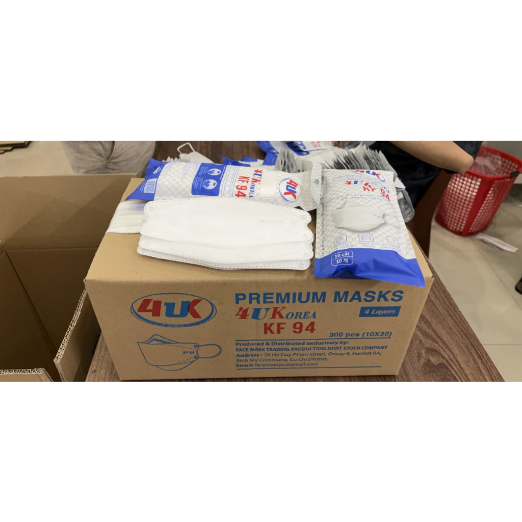 {SALE OFF) KF94 THÙNG 300 CÁI 4U KOREA