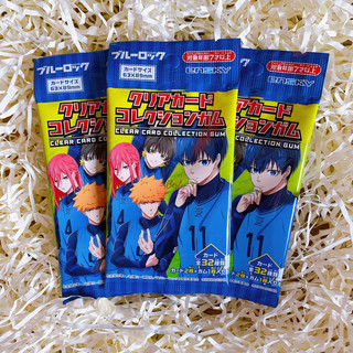 Pack Blue Lock Clear Card Collection Gum - card nhân phẩm Blue Lock thẻ random gacha bllk Ego Isagi Kaiser Rin Nagi Reo