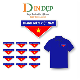 Logo thanh niên việt nam , sticker dán quần áo dễ dàng thao tác bằng bàn là cực đẹp