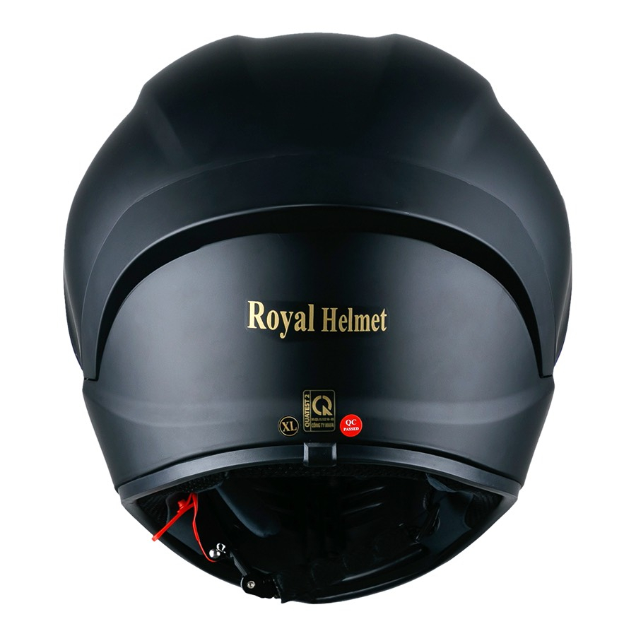 Nón bảo hiểm Fullface 2 kính siêu chất - Royal M266 – Hàng chính hãng - Bảo hành 12 tháng - Trắng , Xám xi măng , Đen