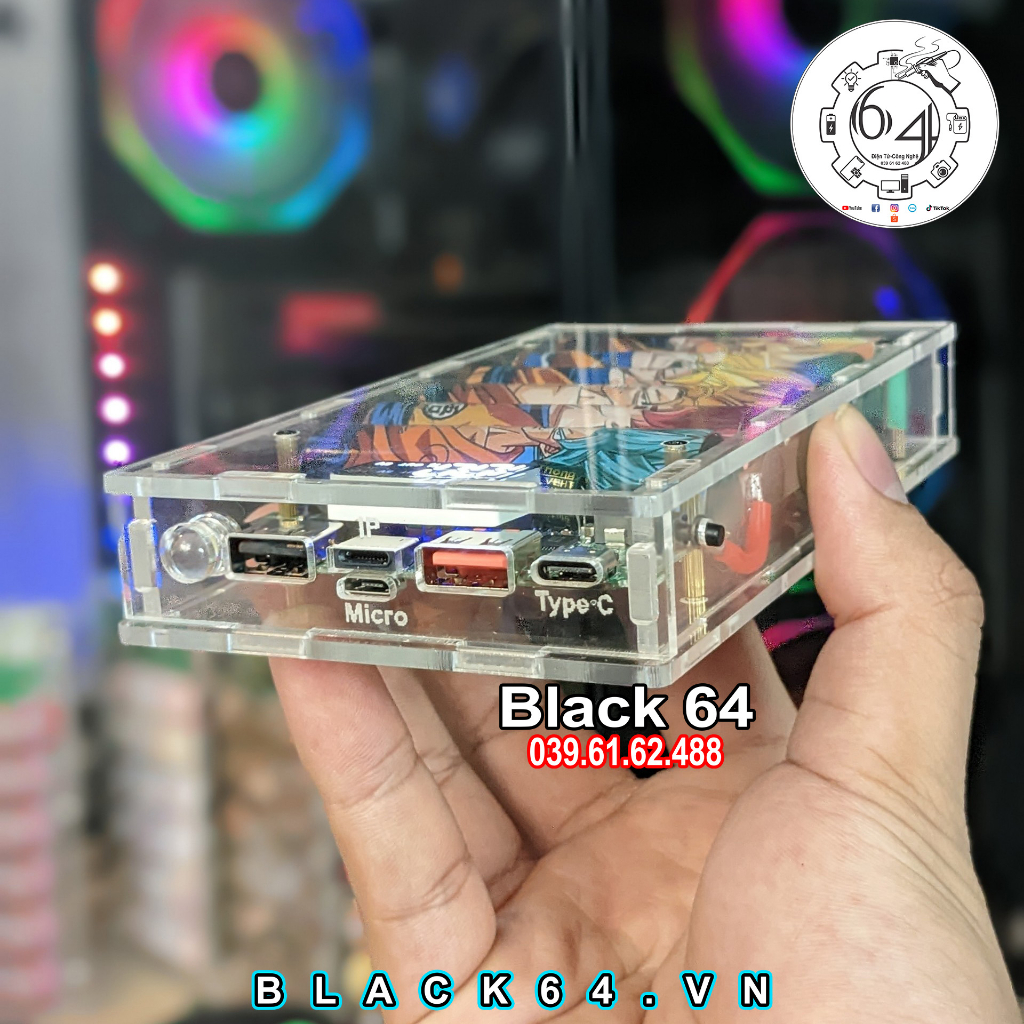 Sạc Dự Phòng 17.400mah in hình Dragon Ball - Goku - 7 Viên ngọc rồng