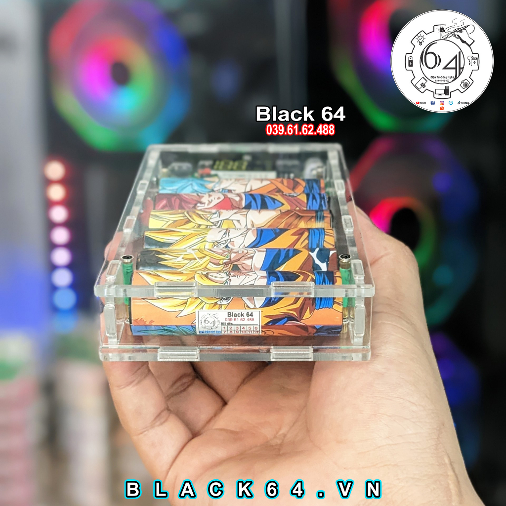 Sạc Dự Phòng 17.400mah in hình Dragon Ball - Goku - 7 Viên ngọc rồng