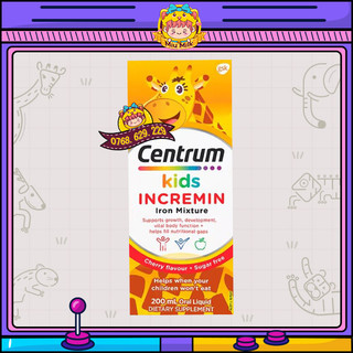 Siro cho trẻ biếng ăn Centrum Kids Incremin Iron Mixture 200ml
