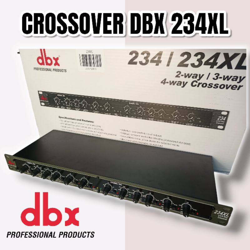 Bộ Phân Tần Chủ Động Crossover DBX 234XL