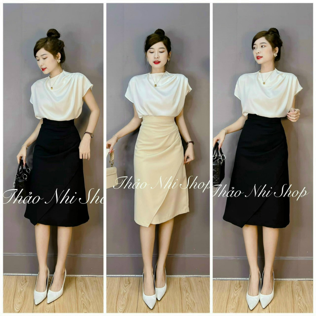 SET ÁO NGẮN TAY & CHÂN VÁY ÔM EO SIÊU XINH, MẶC ĐI CHƠI, DỰ TIỆC ĐỀU ĐẸP