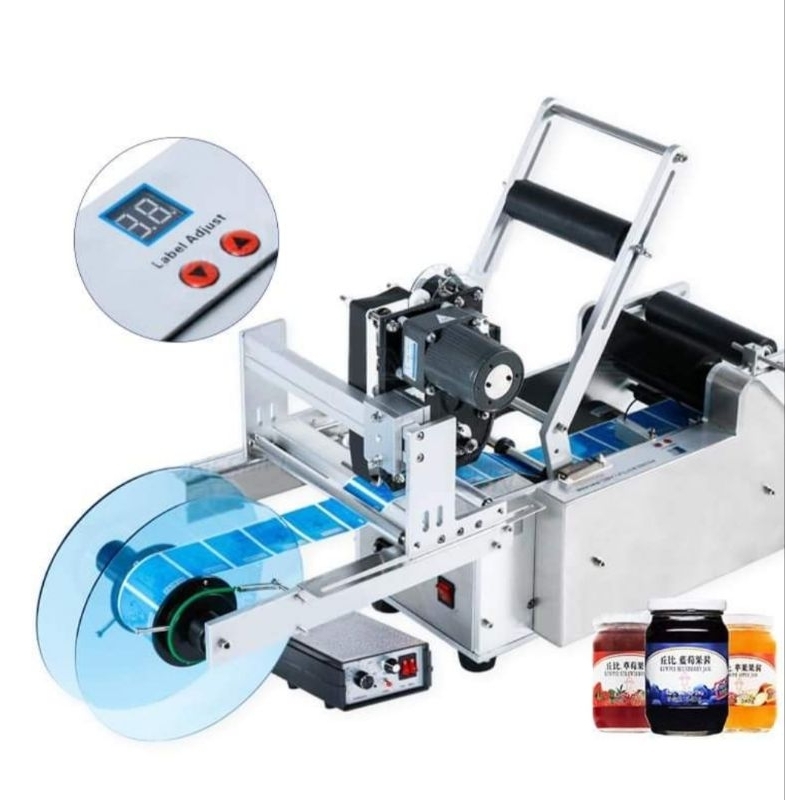 Máy dán nhãn chai tròn bán tự động MT50