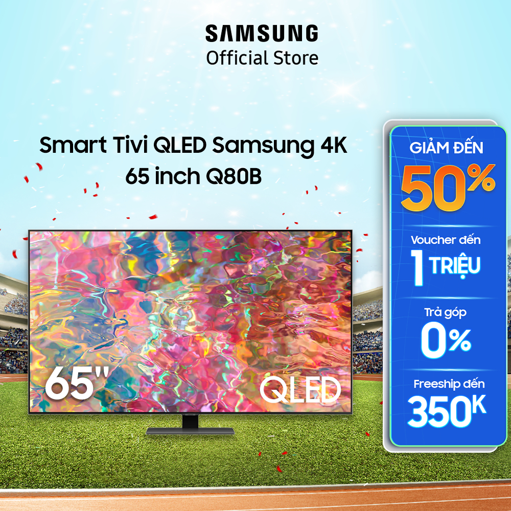 Smart Tivi QLED Samsung 4K 65 inch QA65Q80BAKXXV - Miễn phí lắp đặt
