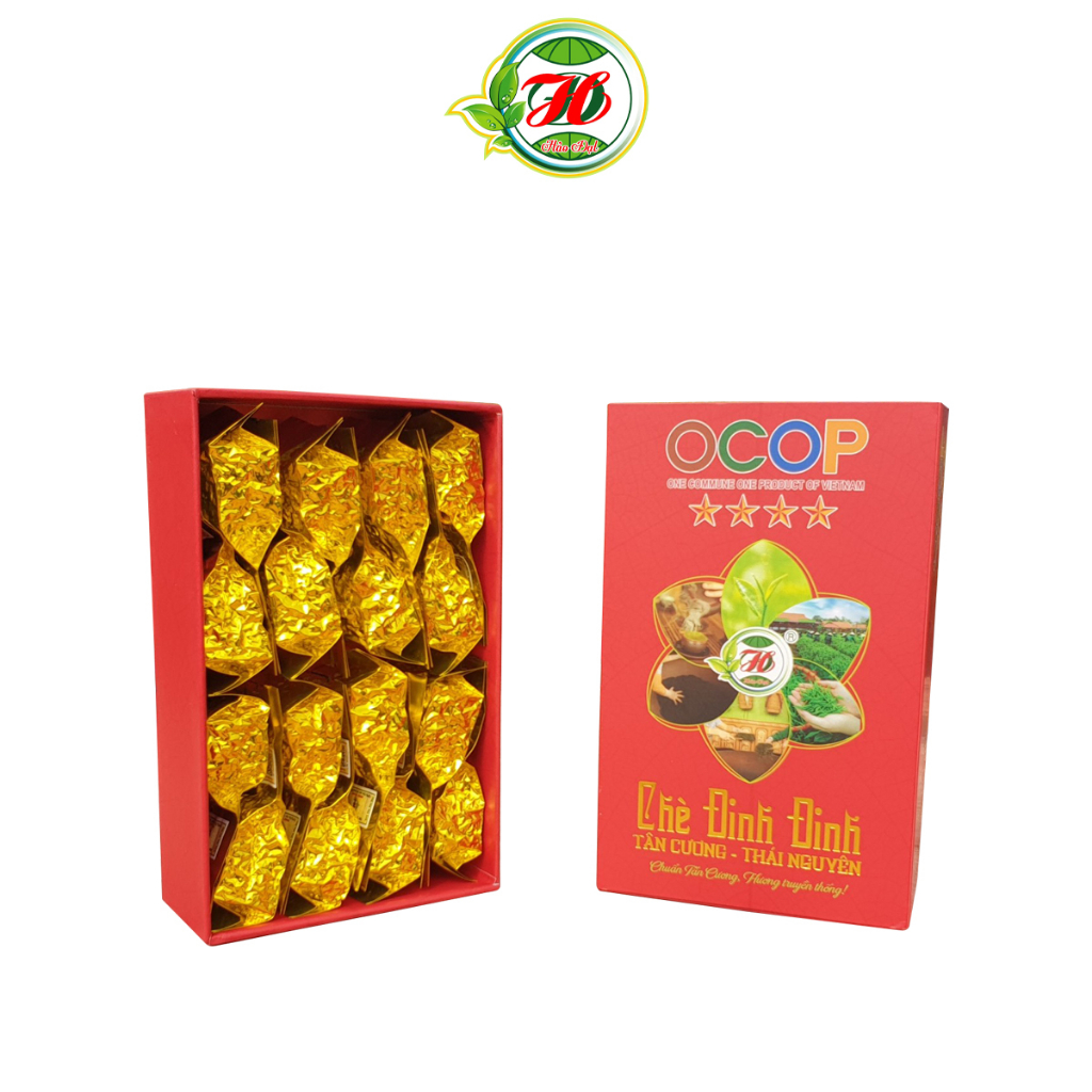 Hộp chè ấm đinh đinh Hảo Đạt Tân Cương Thái Nguyên OCOP 5 sao (200g)