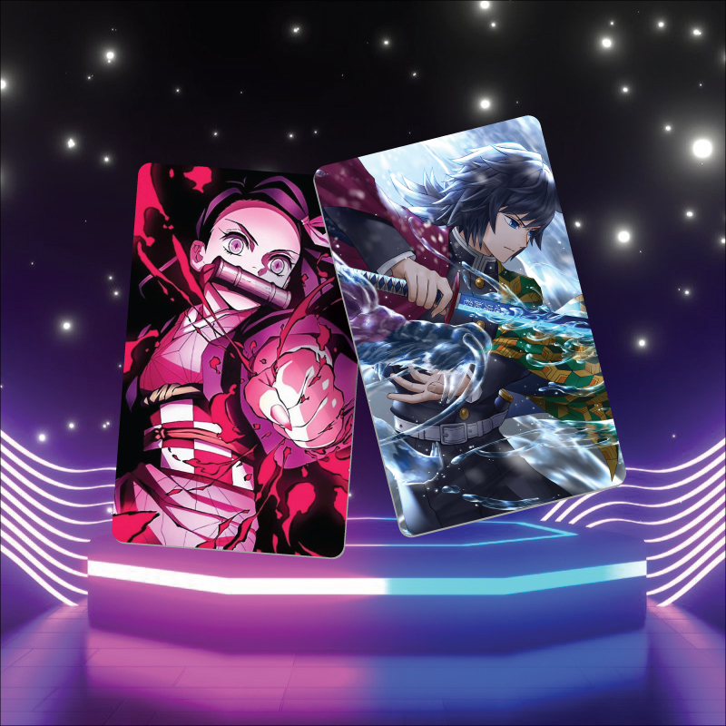 Thẻ Card Bo Góc CA03 Nhân vật Anime Manga Attack On Titan - Giấy Bìa Cứng - Có Màng Cán