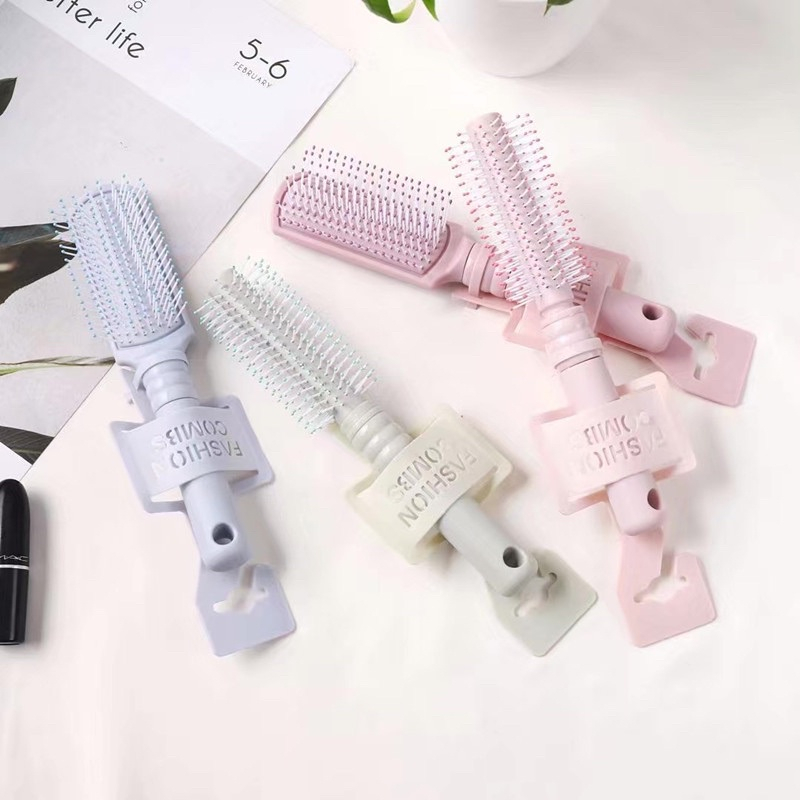 Lược Chải Tóc Gỡ Rối HGVN Chất Liệu Nhựa Bọc Silicon Cao Cấp Màu Pastel Ngọt Ngào Phong Cách Hàn Quốc Cho Bạn Nữ