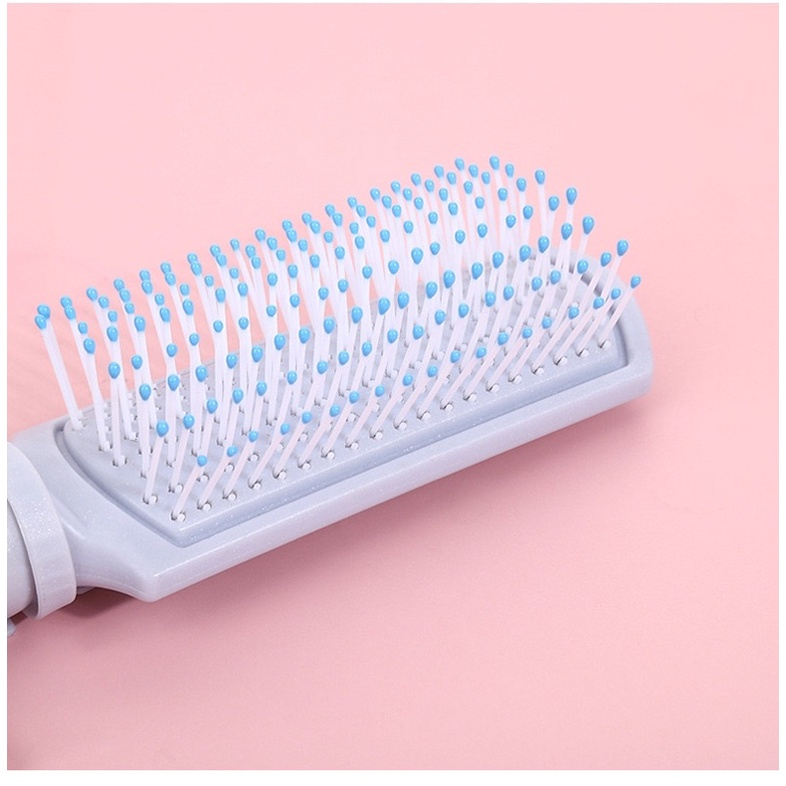 Lược Chải Tóc Gỡ Rối HGVN Chất Liệu Nhựa Bọc Silicon Cao Cấp Màu Pastel Ngọt Ngào Phong Cách Hàn Quốc Cho Bạn Nữ