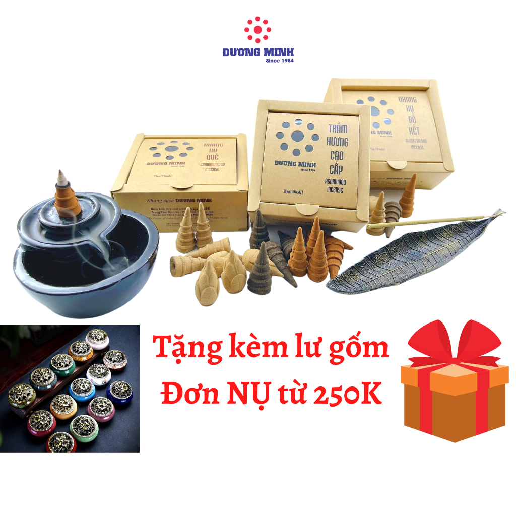 Nụ trầm hương khói ngược Dương Minh các loại nhang nụ xông nhà tự nhiên không hóa chất