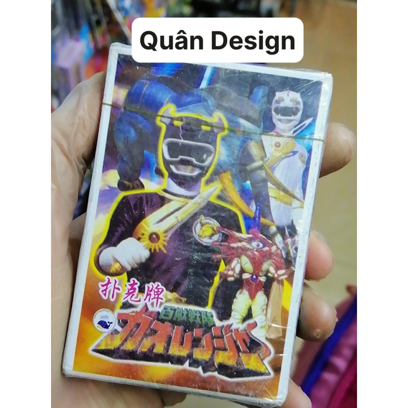 CÓ SẴN -  Bộ bài tây Siêu Nhân Gao new seal