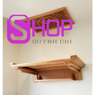 Bàn thờ treo tường màu vàng nhạt,41x61cm